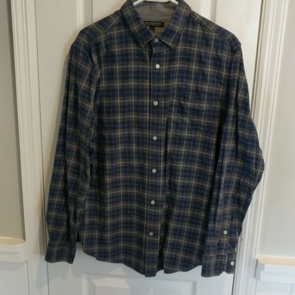 Banana republic Luxe Flannel Slim fit szL